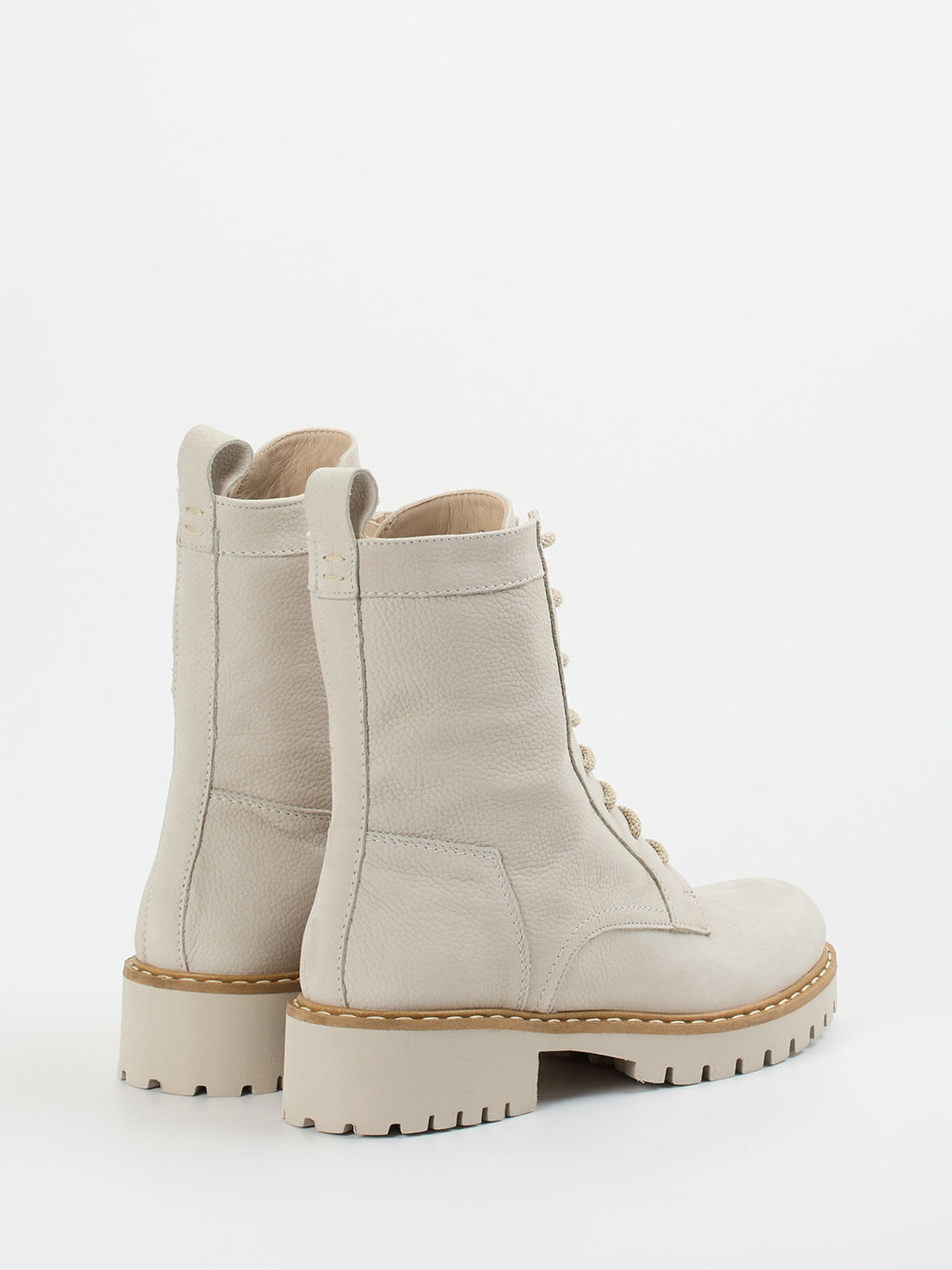 Schnürstiefelette beige 1723379000403