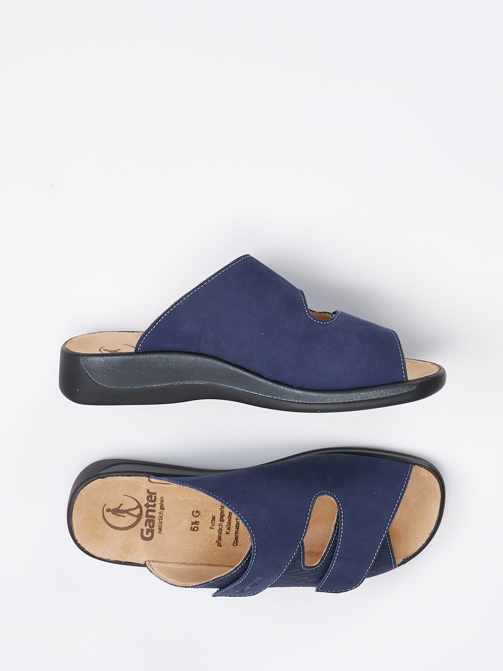 Pantolette blau 2100109001604