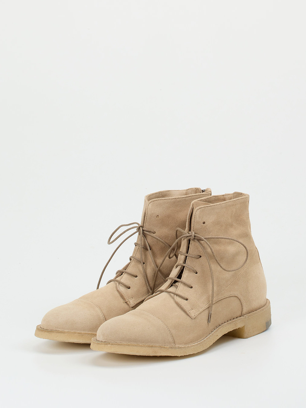 Schnürstiefelette beige 1703399000102