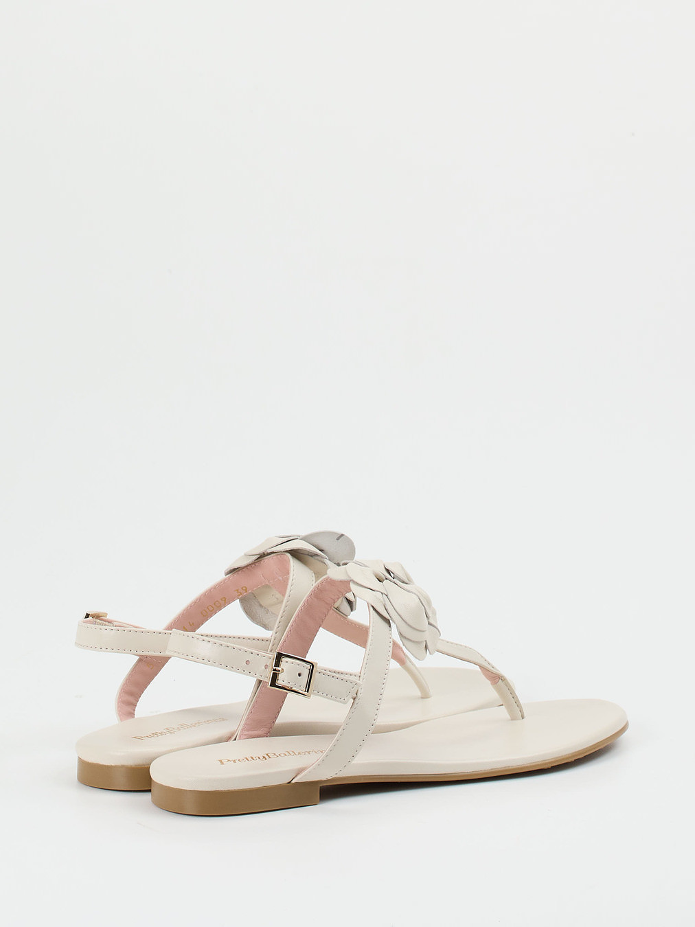 Zehentrenner-Sandale beige 1261379000103