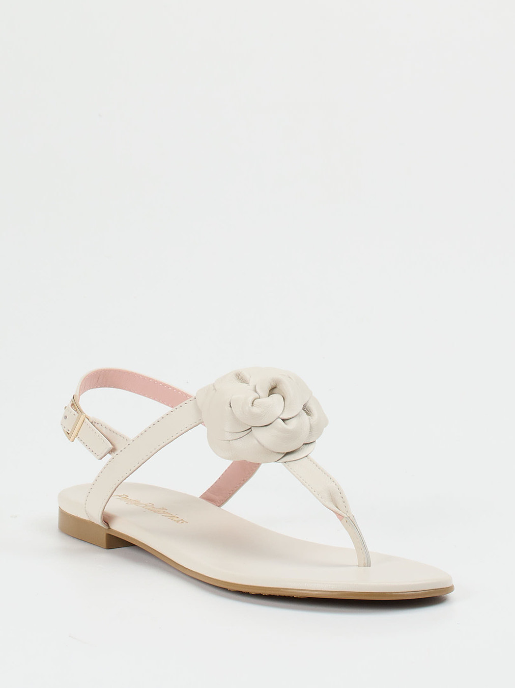 Zehentrenner-Sandale beige 1261379000106