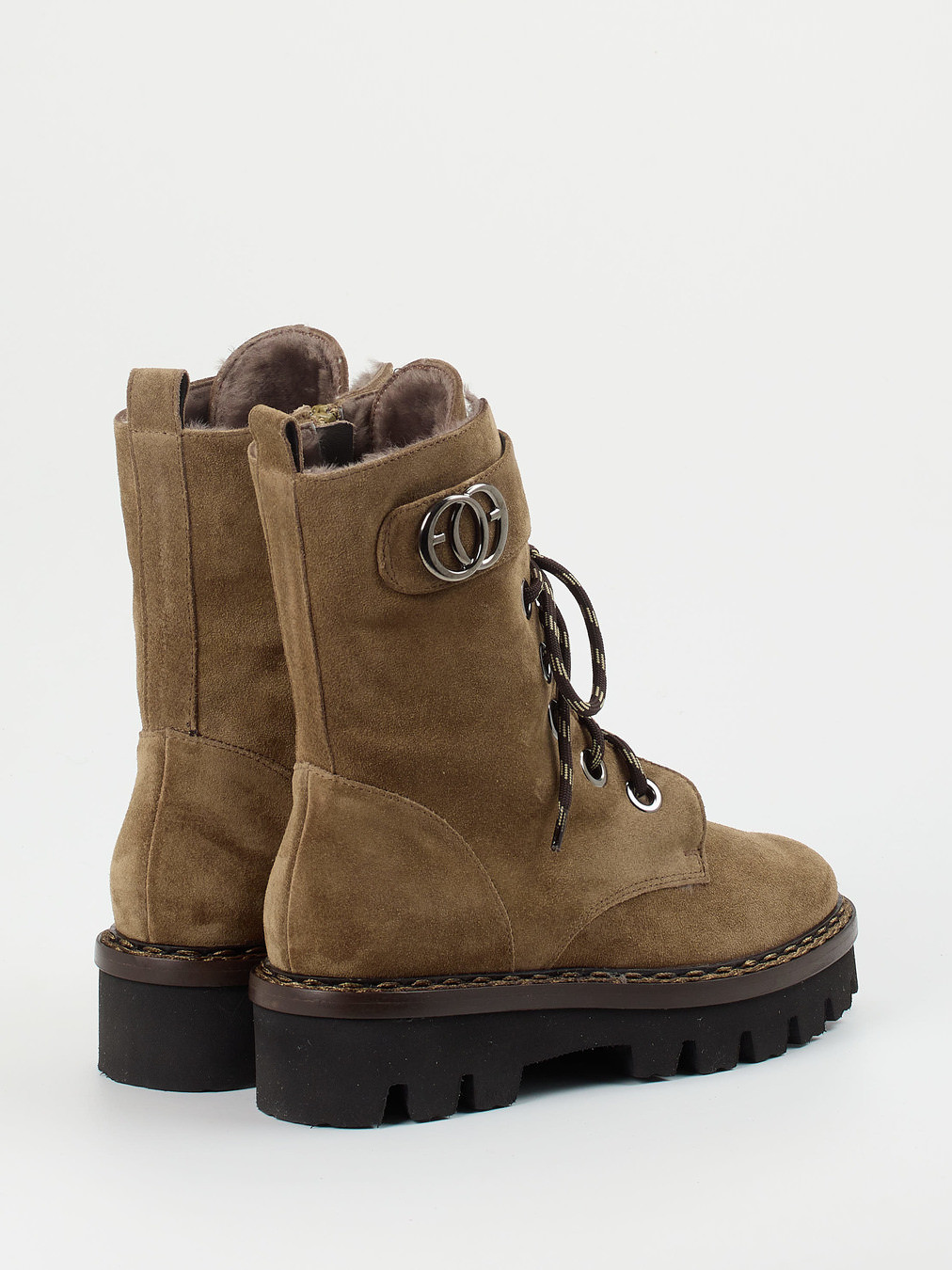 Schnürstiefelette beige 1823359000203