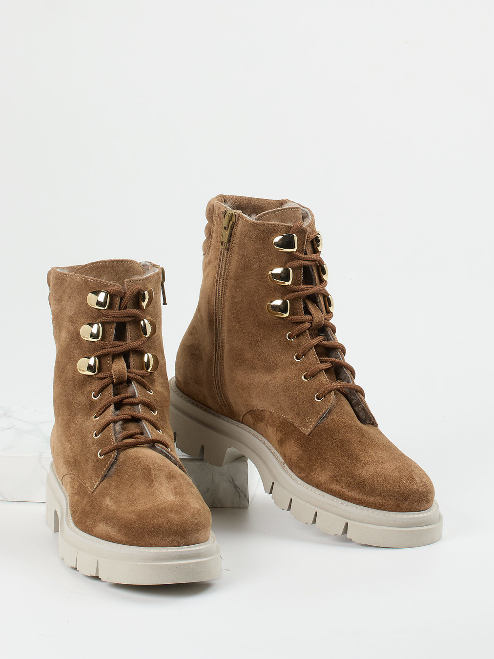 Schnürstiefelette braun 1823289000804