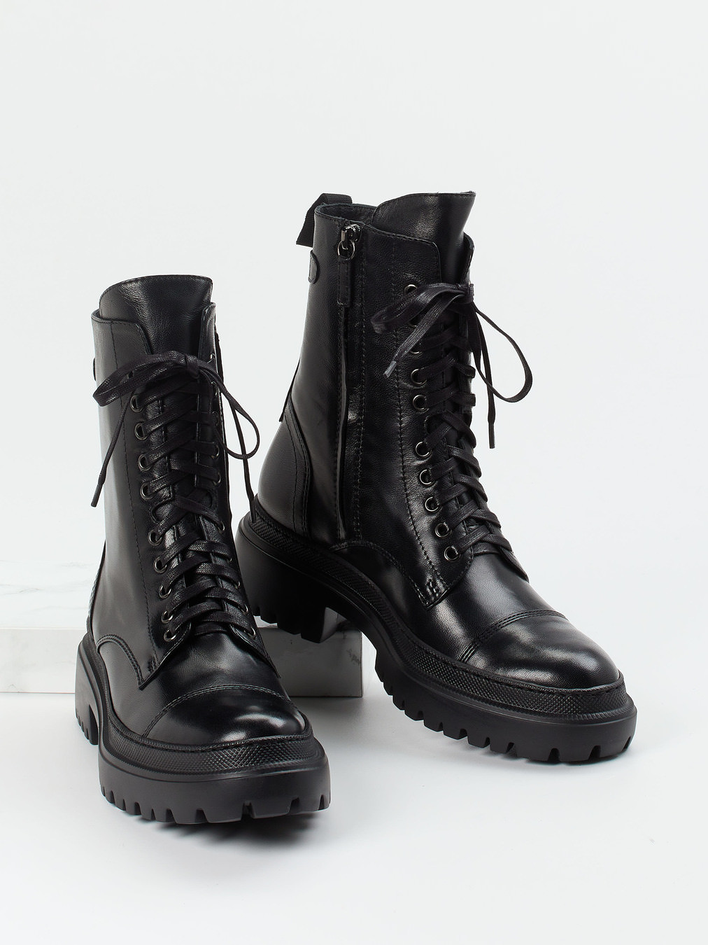 Schnürstiefelette schwarz 1725009007404