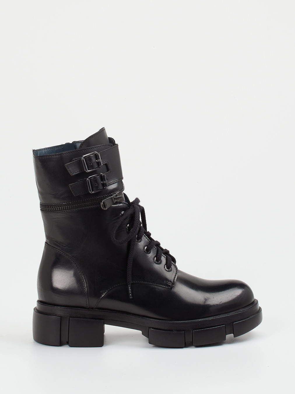 Schnürstiefelette schwarz 1723009013501