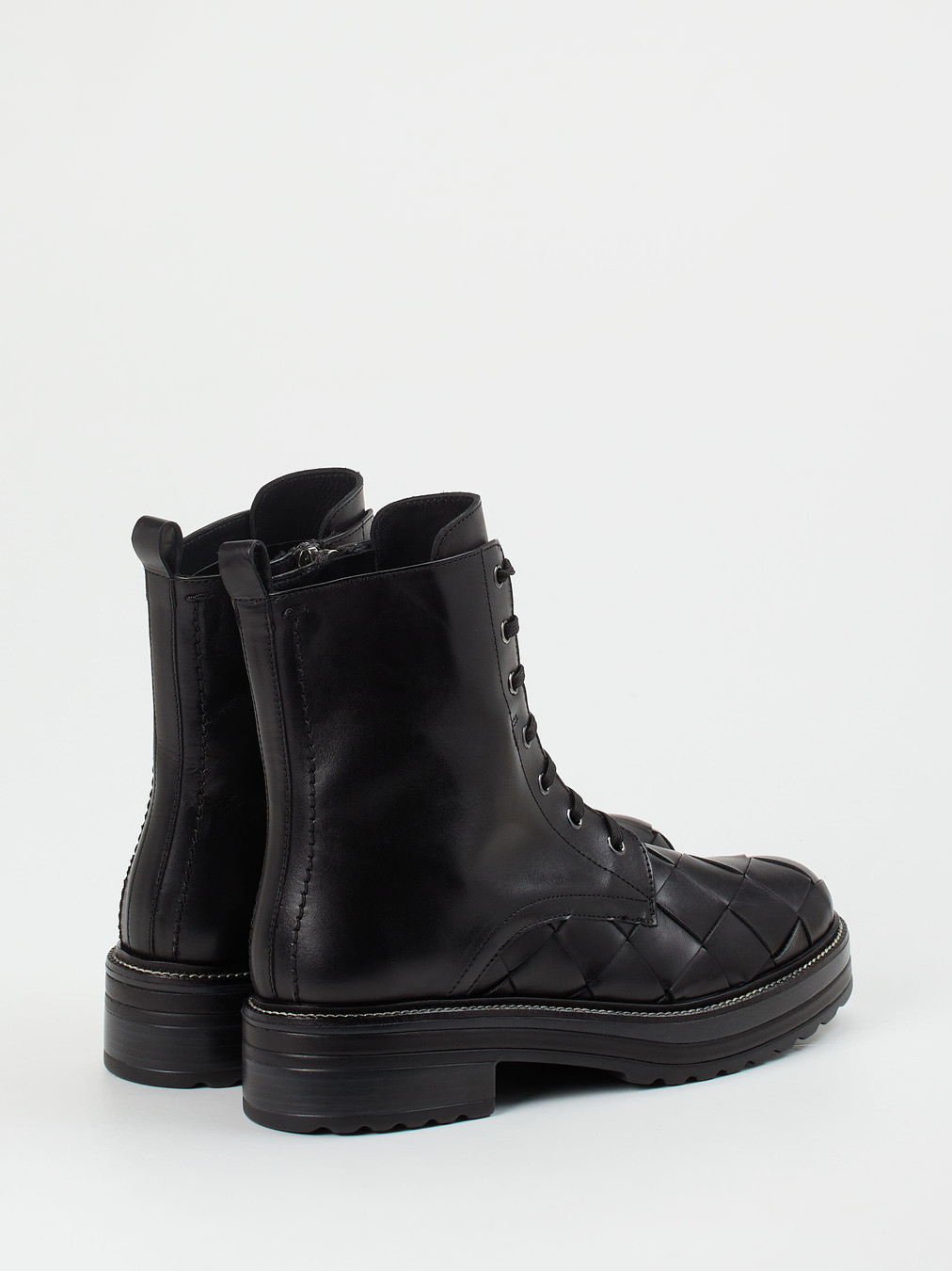 Schnürstiefelette schwarz 1723009013103