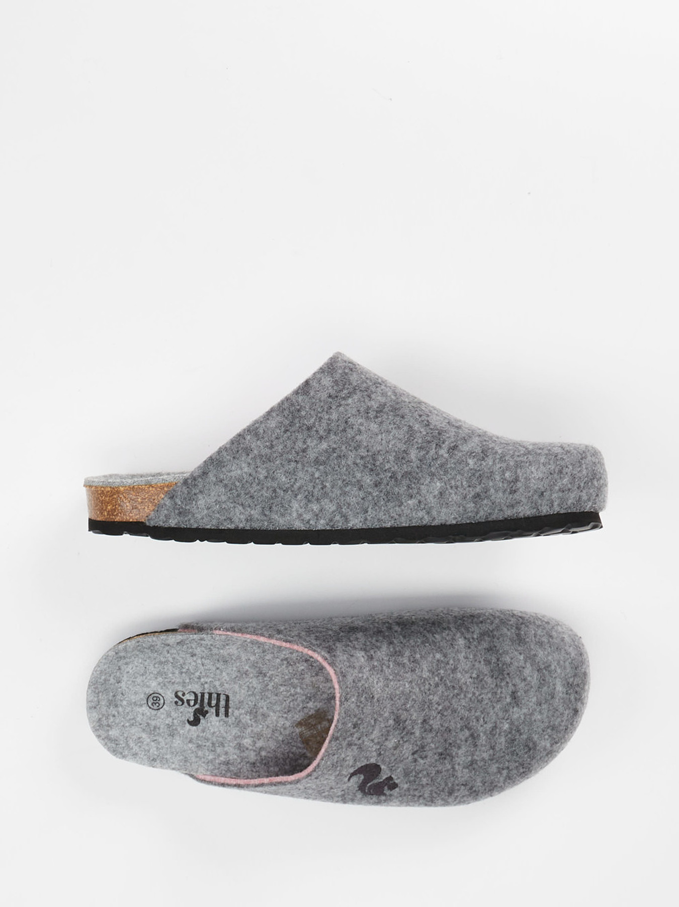 Hausschuh grau 7163459001704
