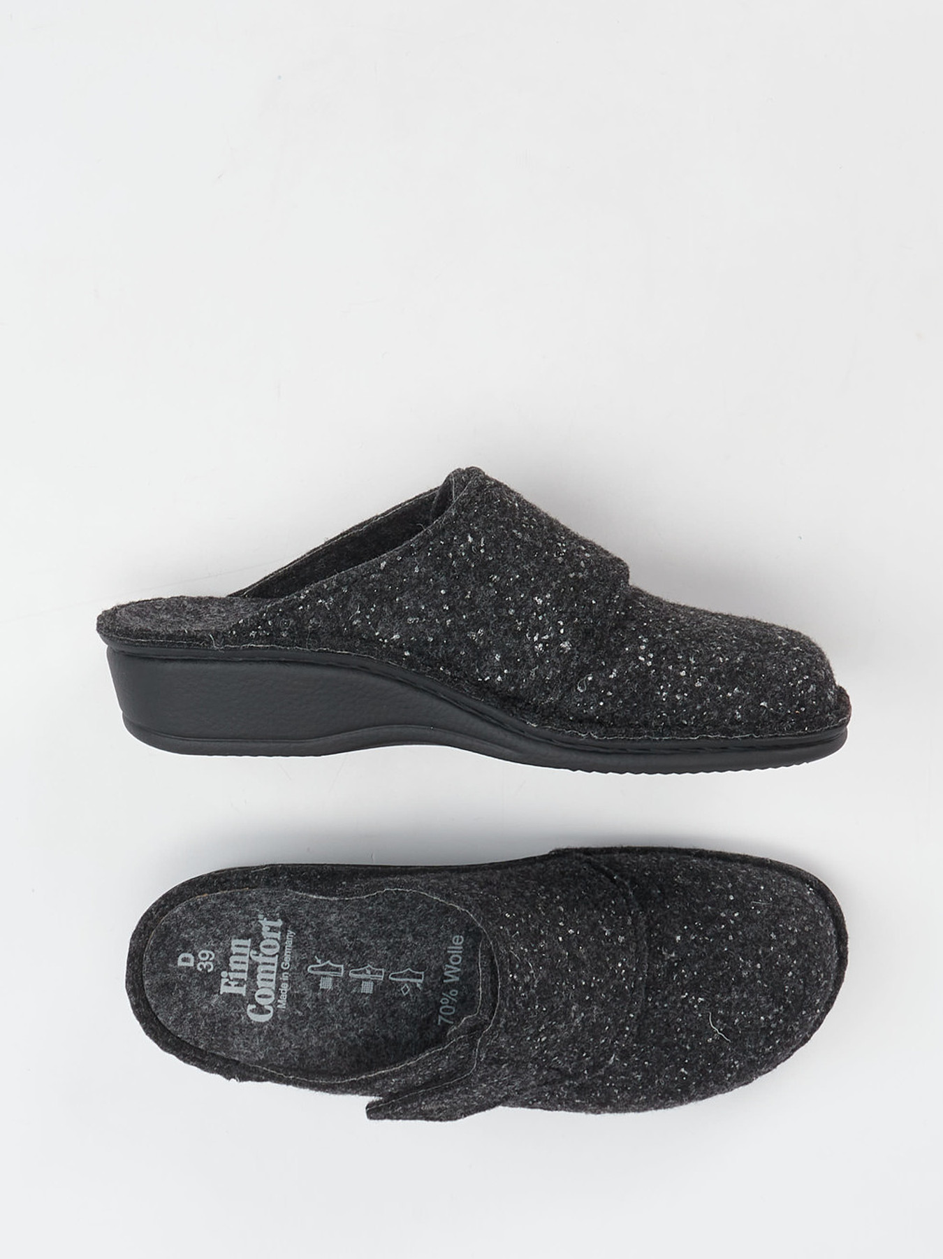 Pantolette grau 7163409010804