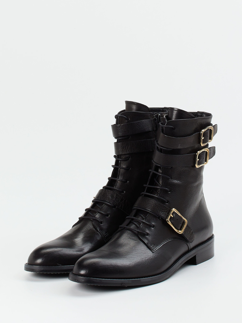 Schnürstiefelette schwarz 1722009000402