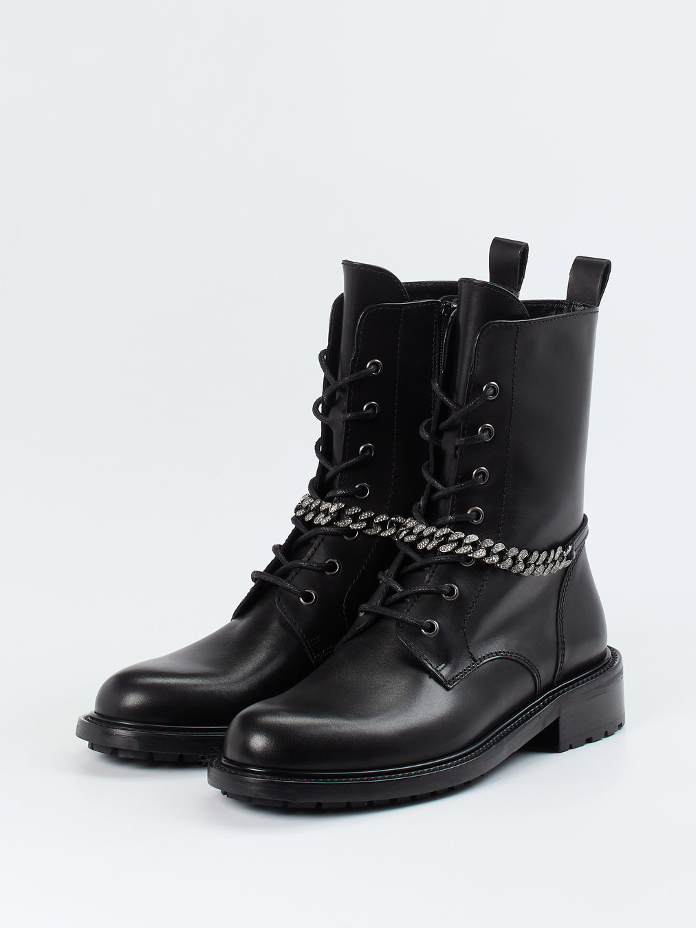 Schnürstiefelette schwarz 1723009012402