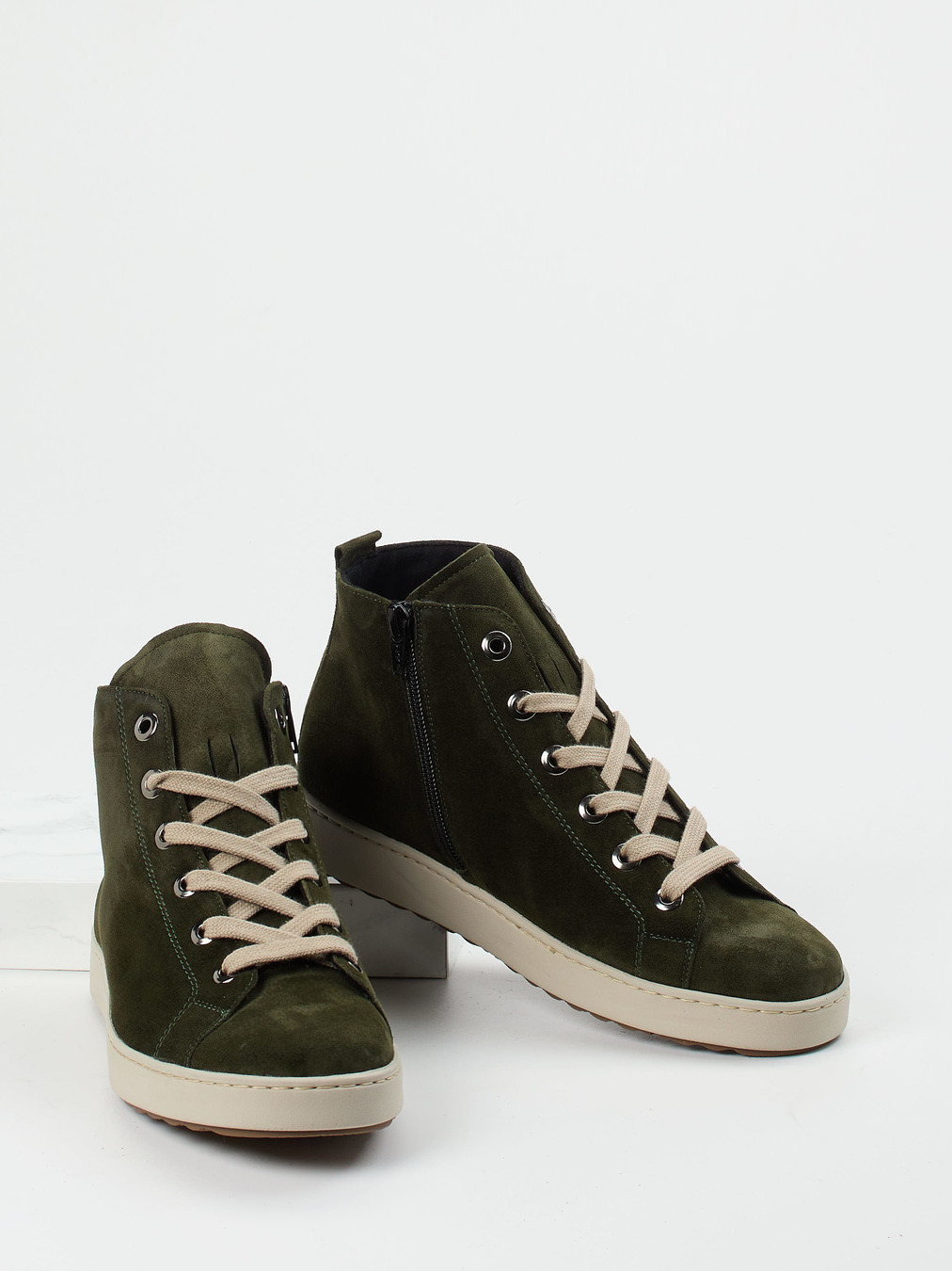 Schnürstiefelette grün 2751609000604