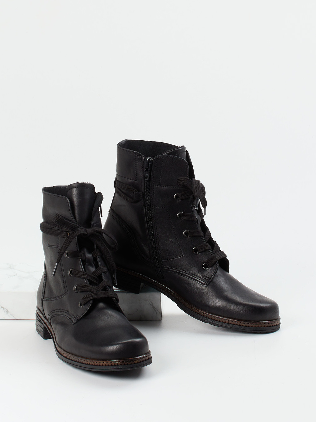 Schnürstiefelette schwarz 1723009012104