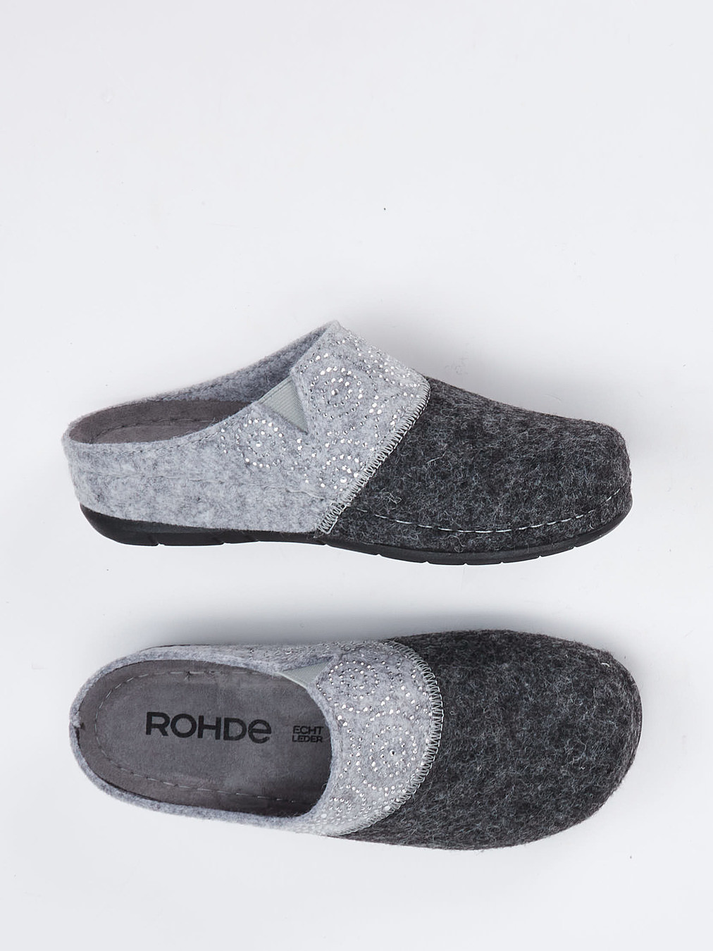 Hausschuh grau 7163404001104