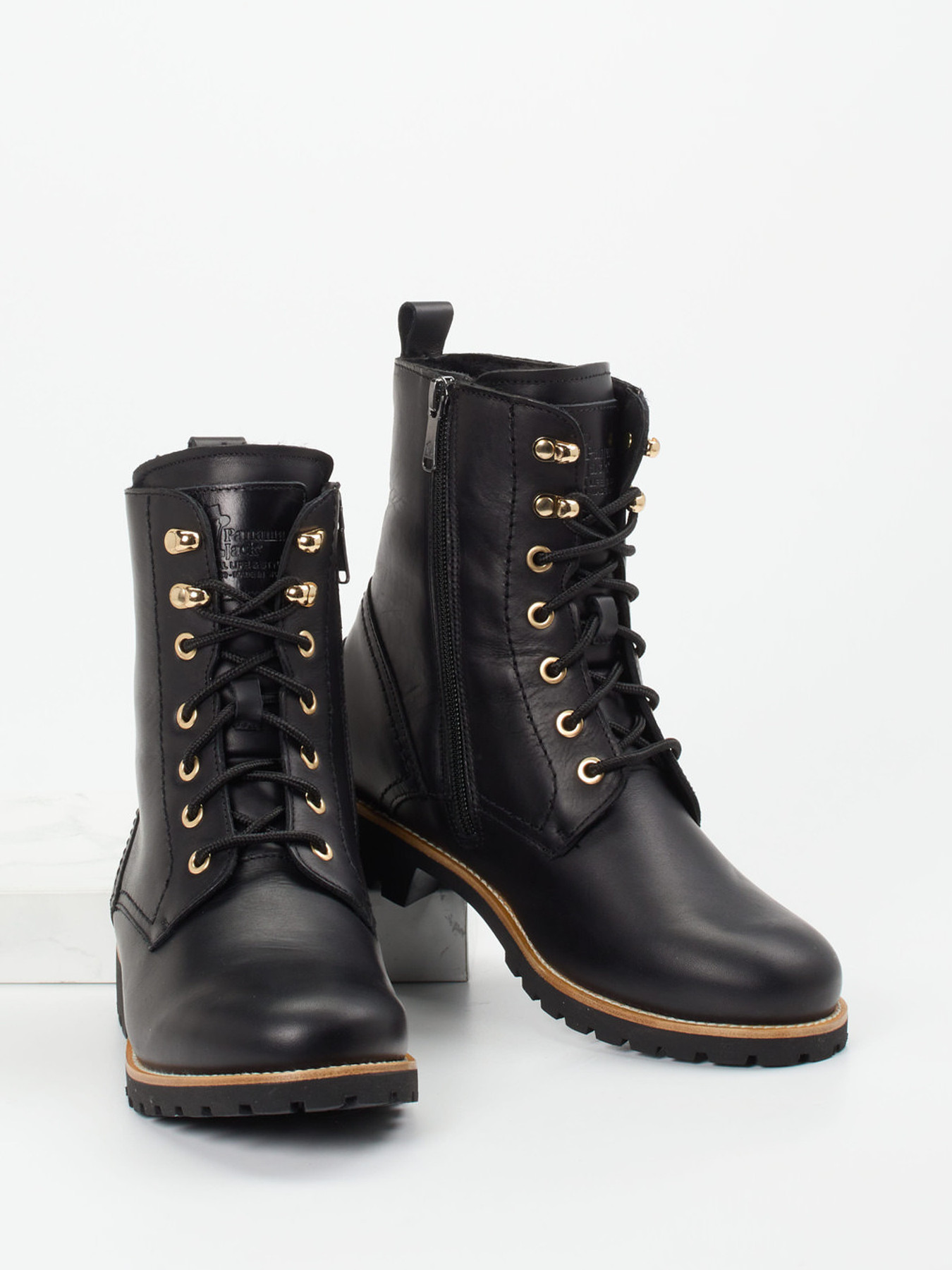 Schnürstiefelette schwarz 1823009009504