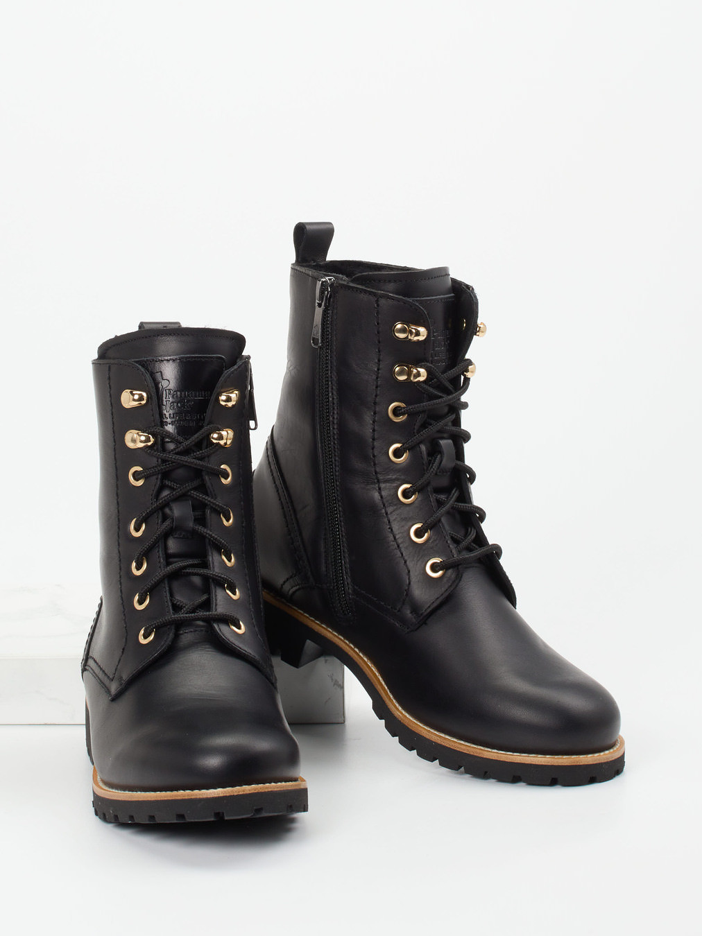 Schnürstiefelette Fara Igloo Trav B1 schwarz 1823009009504