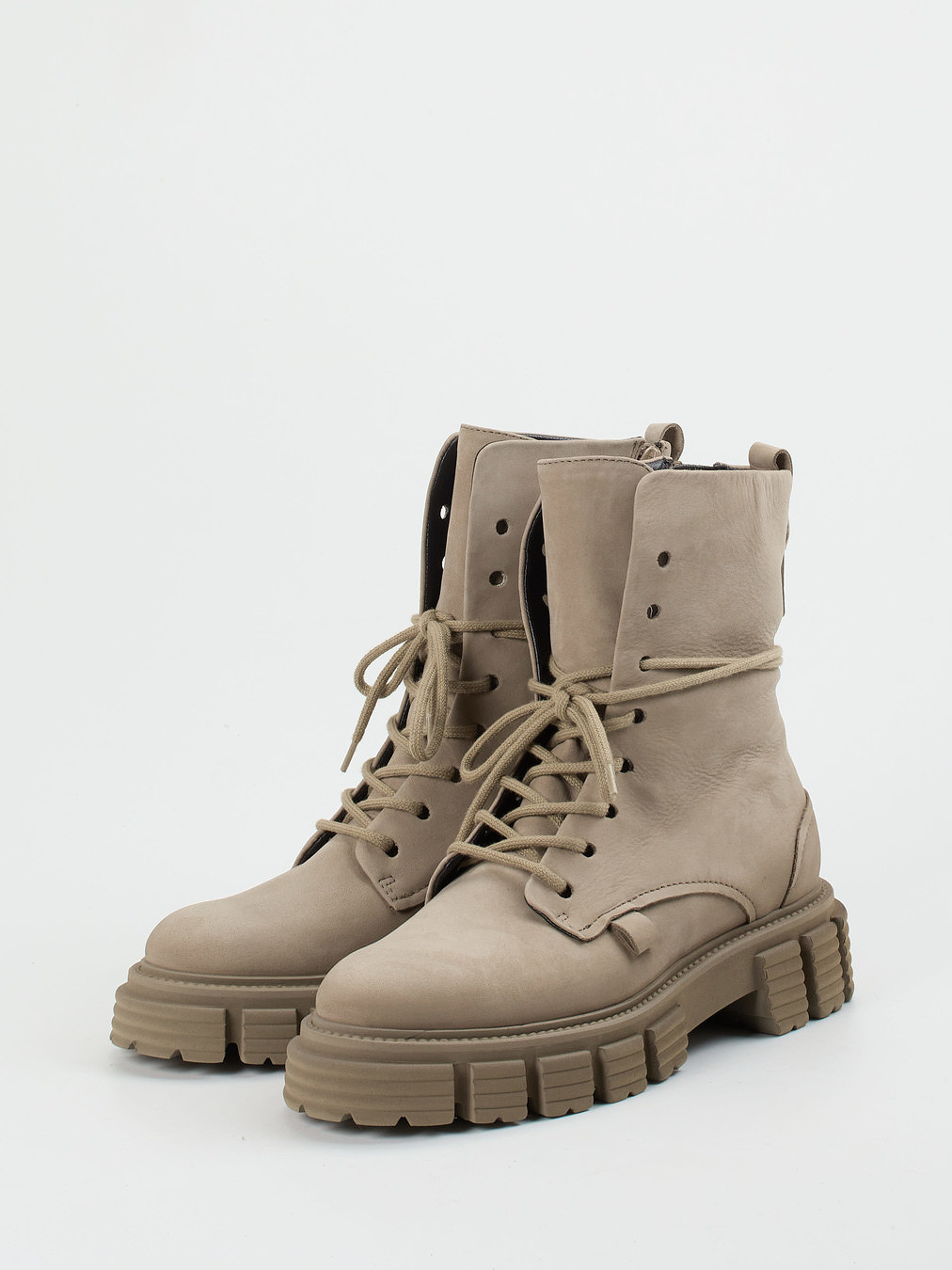 Schnürstiefelette braun 1725249000402