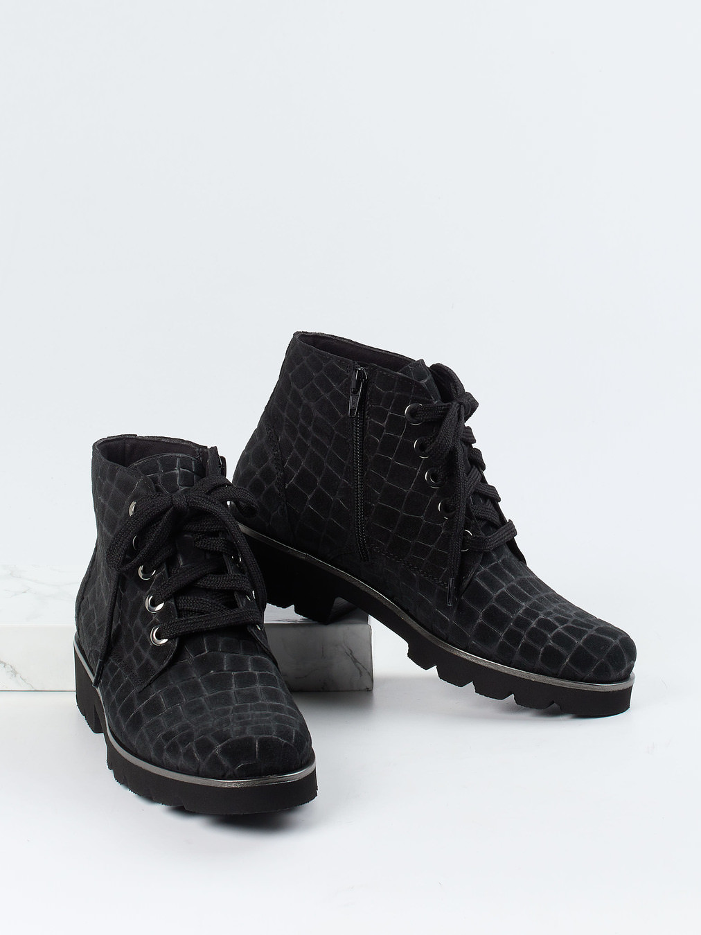 Schnürstiefelette schwarz 2751009026904