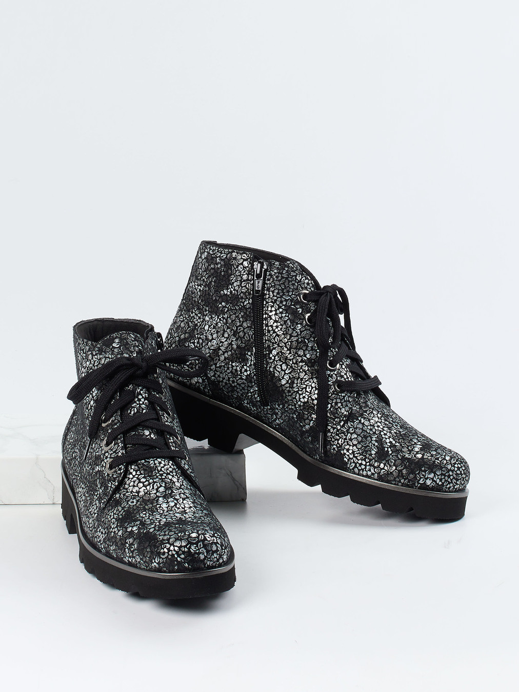 Schnürstiefelette schwarz 2751004001404