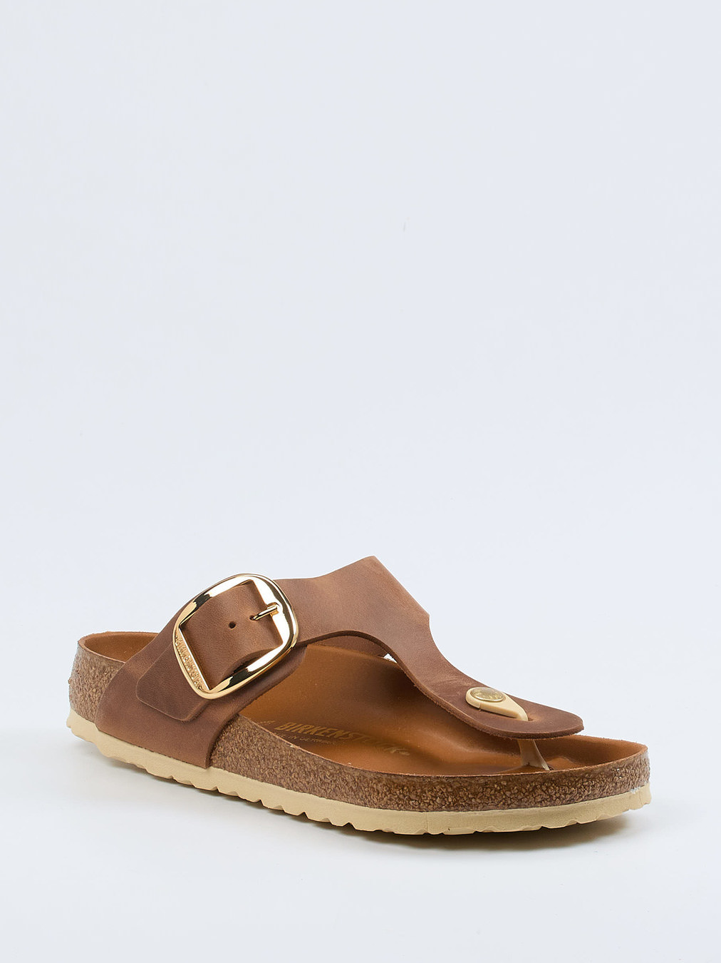 Zehentrenner-Pantolette Gizeh Big Buckle braun 2140289000106