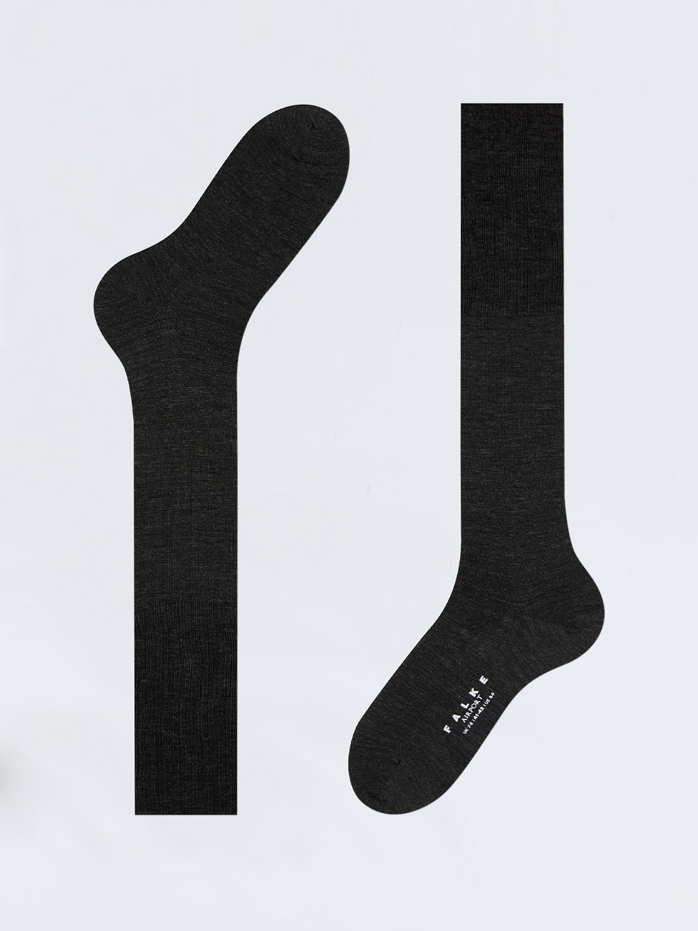 Airport Herren Kniestrümpfe grau 9468409000404