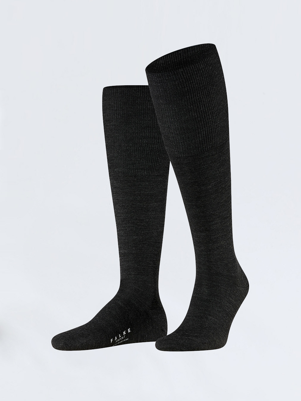 Airport Herren Kniestrümpfe grau 9468409000401