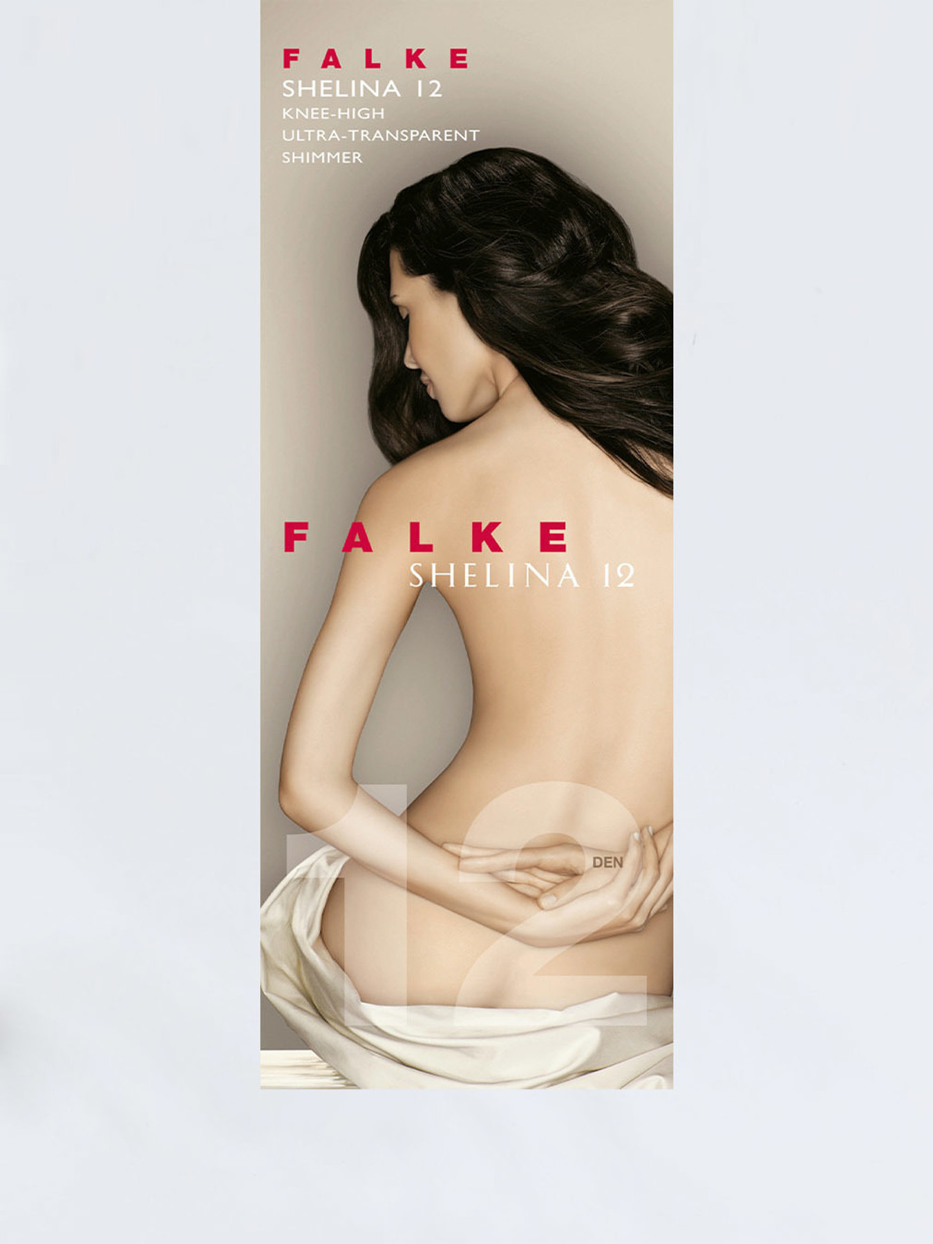 Shelina 12 DEN Damenkniestrümpfe braun 9154229001101