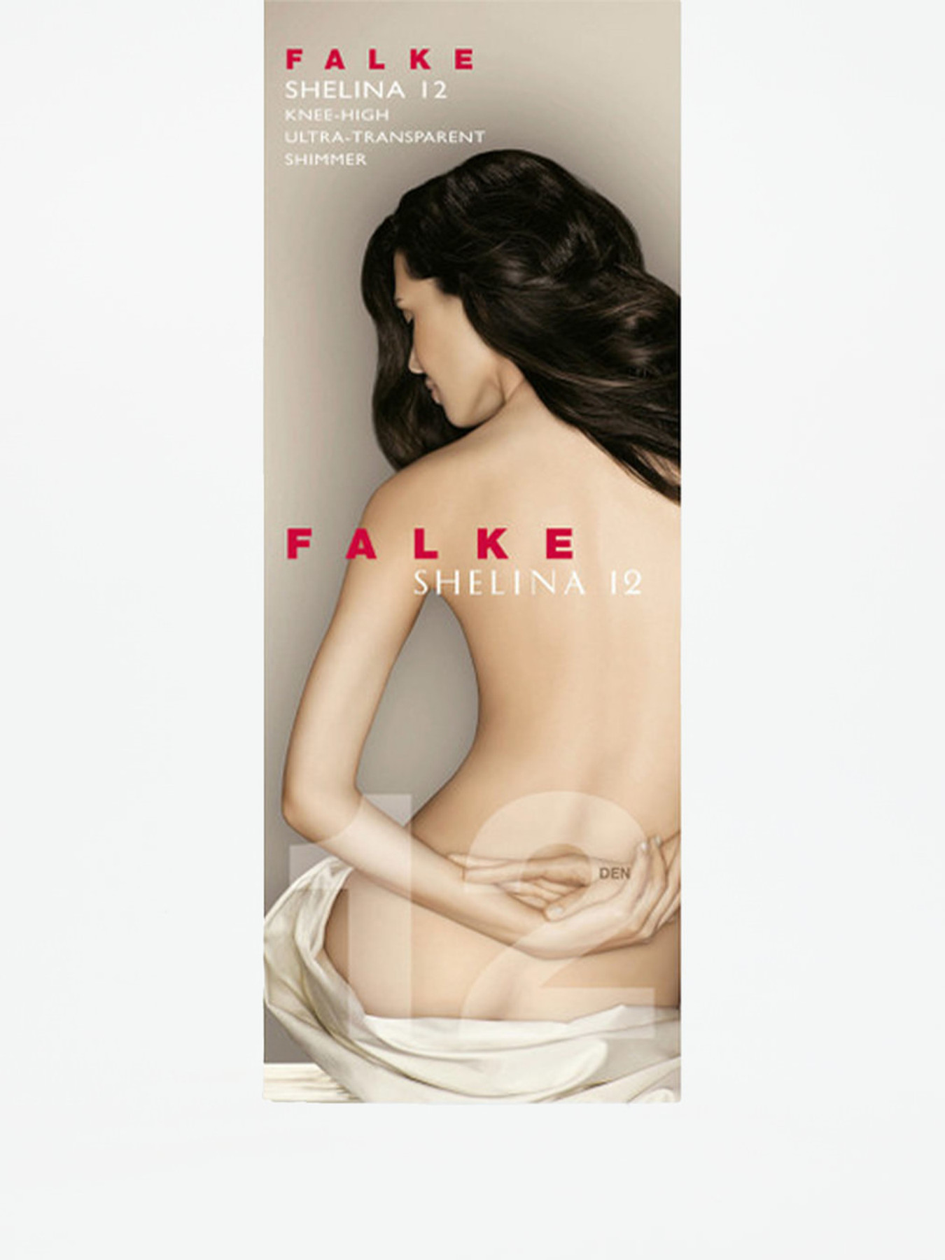 Shelina 12 DEN Damenkniestrümpfe braun 9154229001102