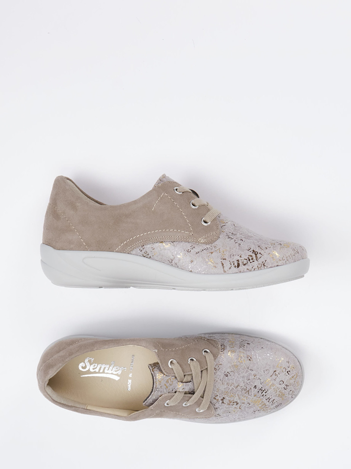 Schnürschuh beige 2653329001604