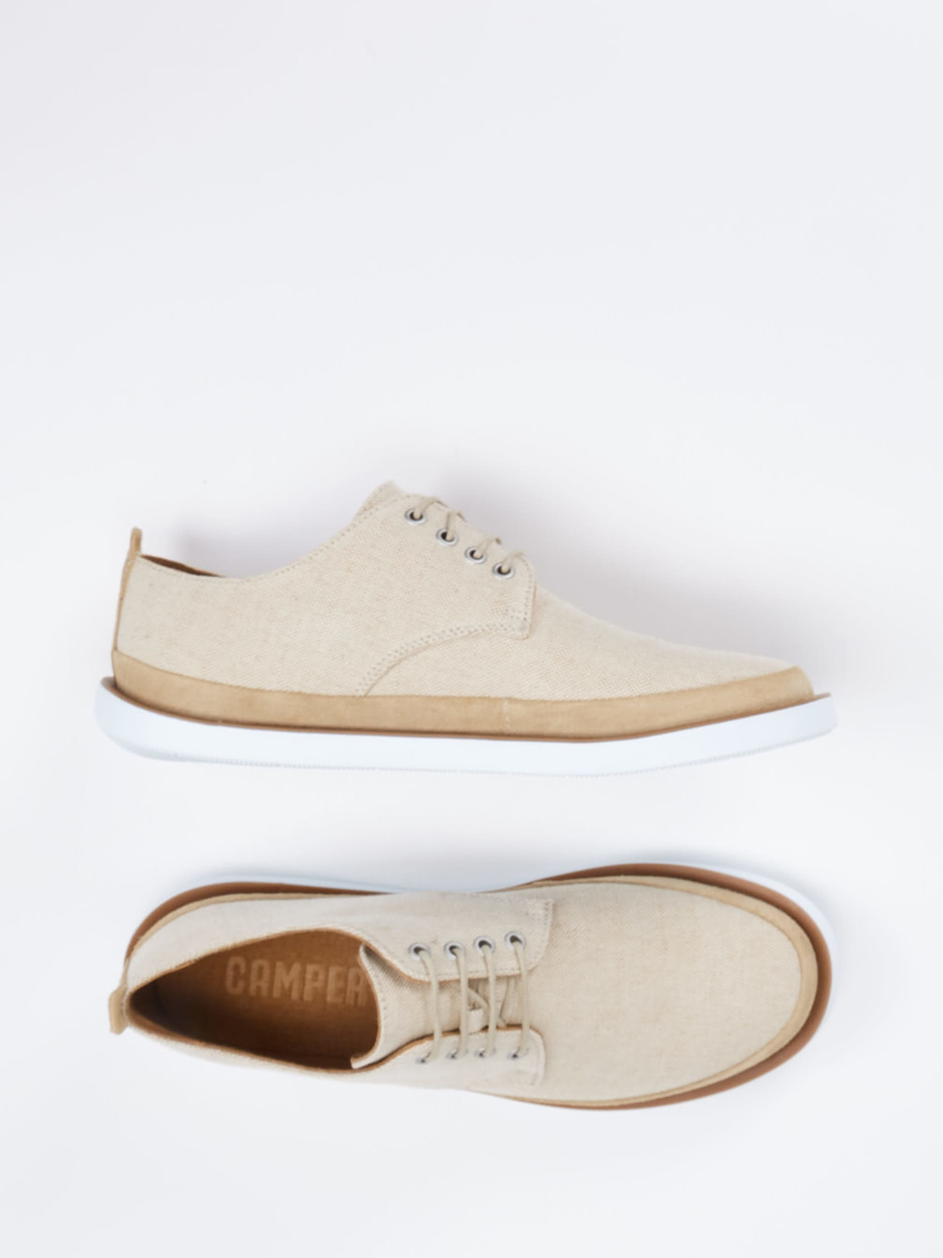 Schnürschuh beige 4610359001404