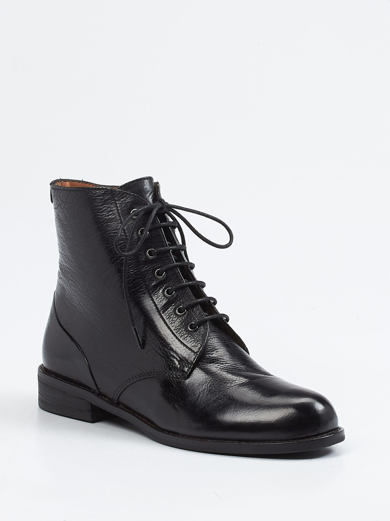 Schnürstiefelette schwarz 1703009007106