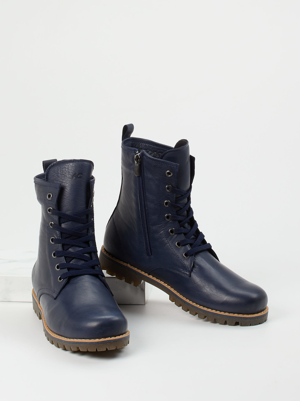 Schnürstiefelette blau 2751109009704