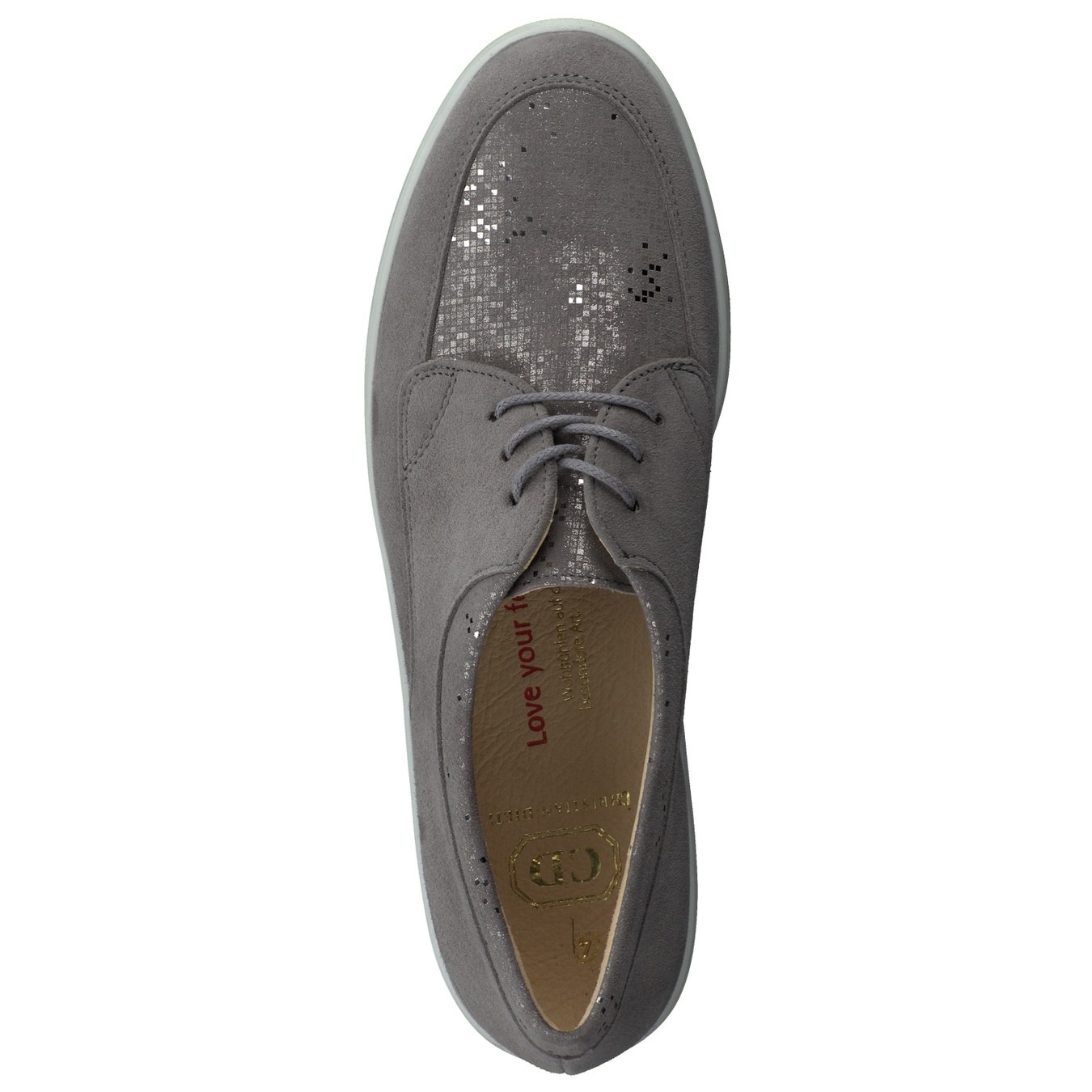 Schnürschuh silber 2651449039G07