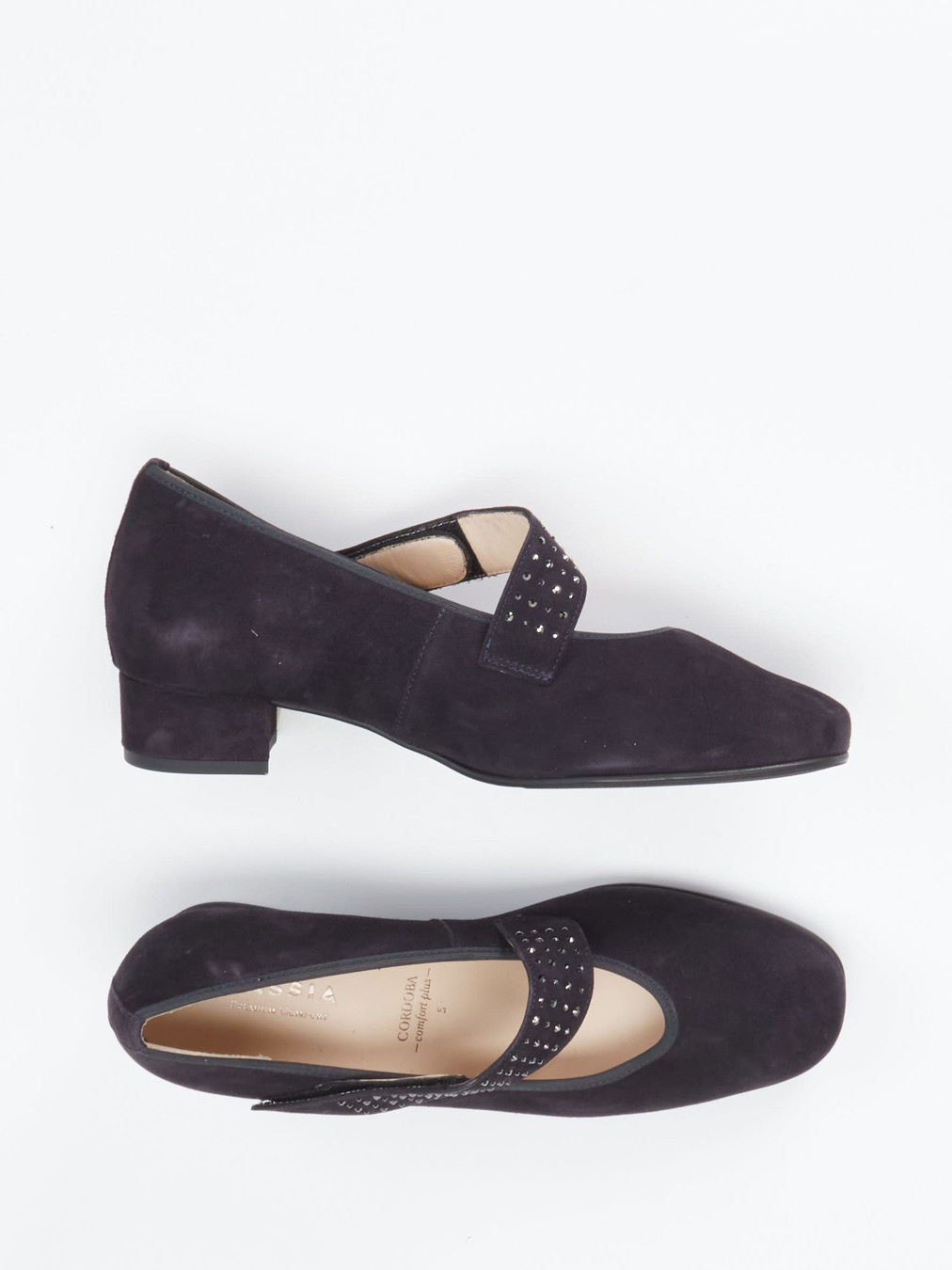 Spangenpumps blau 2484109000204