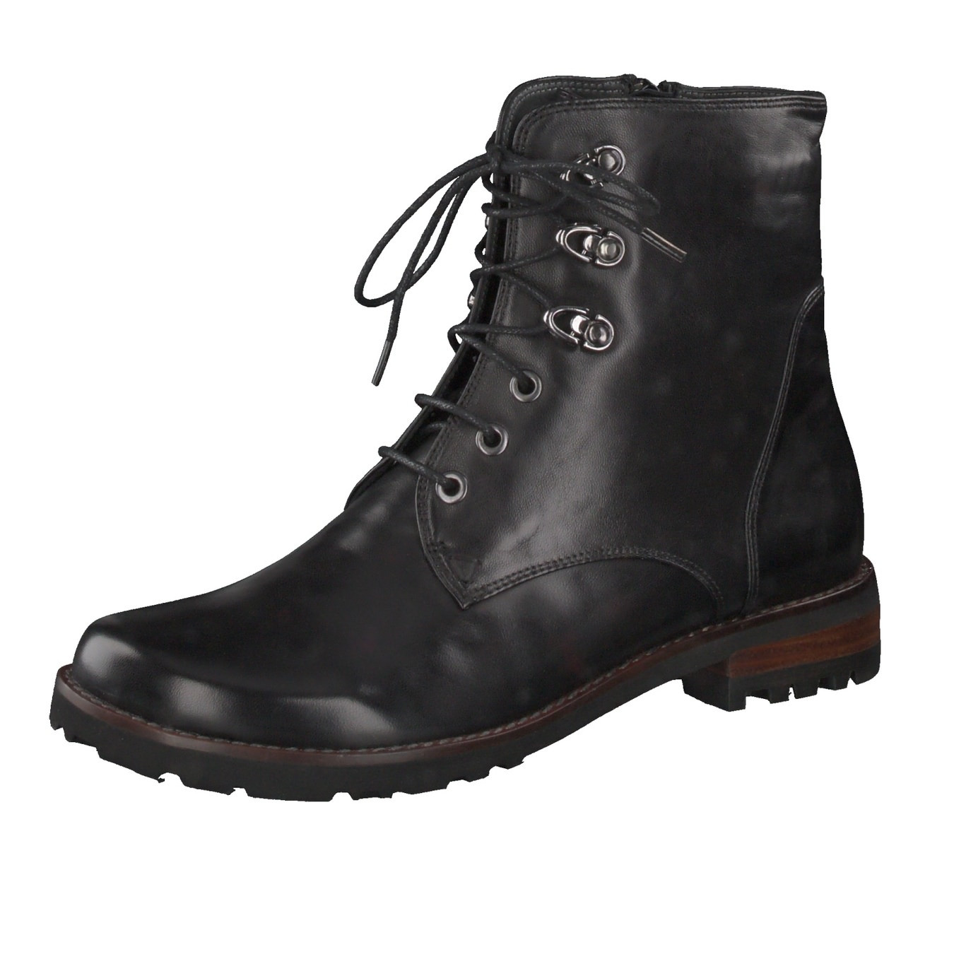 Schnürstiefelette schwarz 172300903701