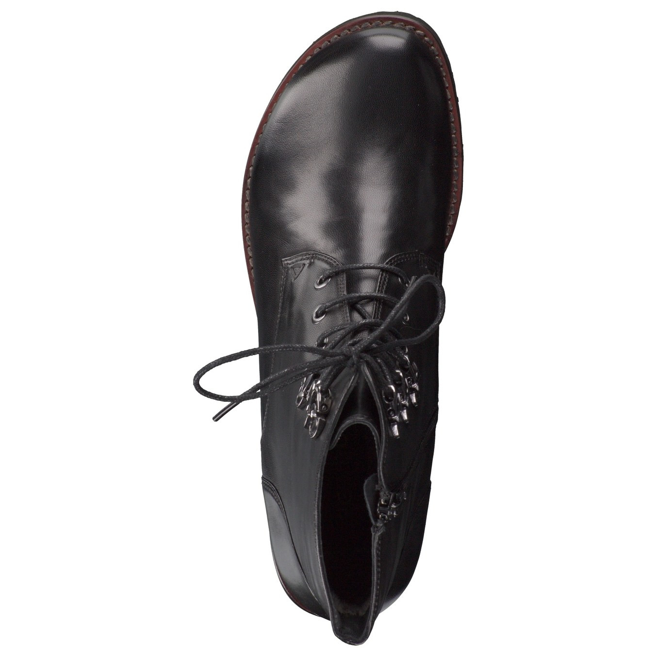 Schnürstiefelette schwarz 172300903707