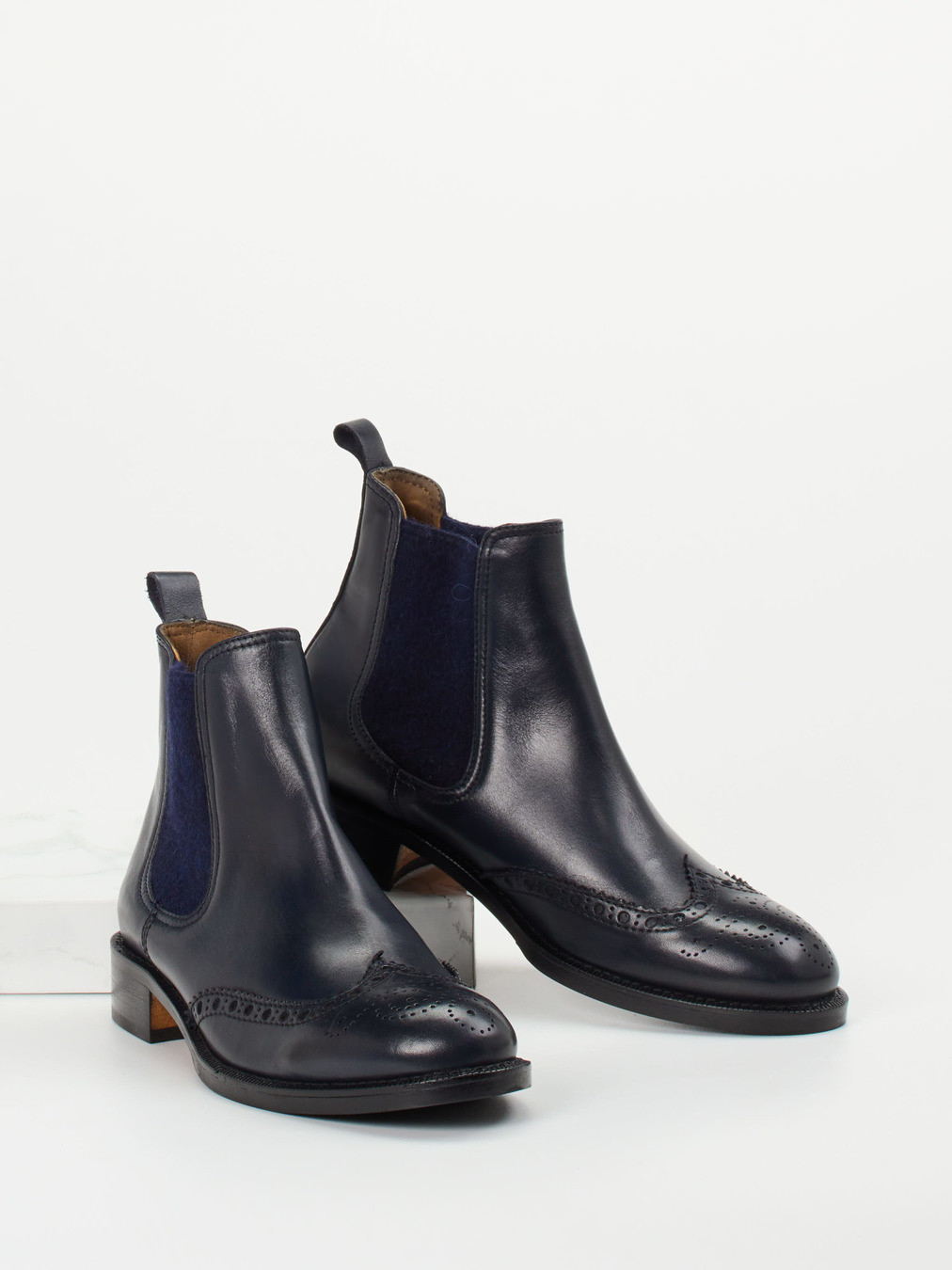 Chelsea Boots blau 1712109000104