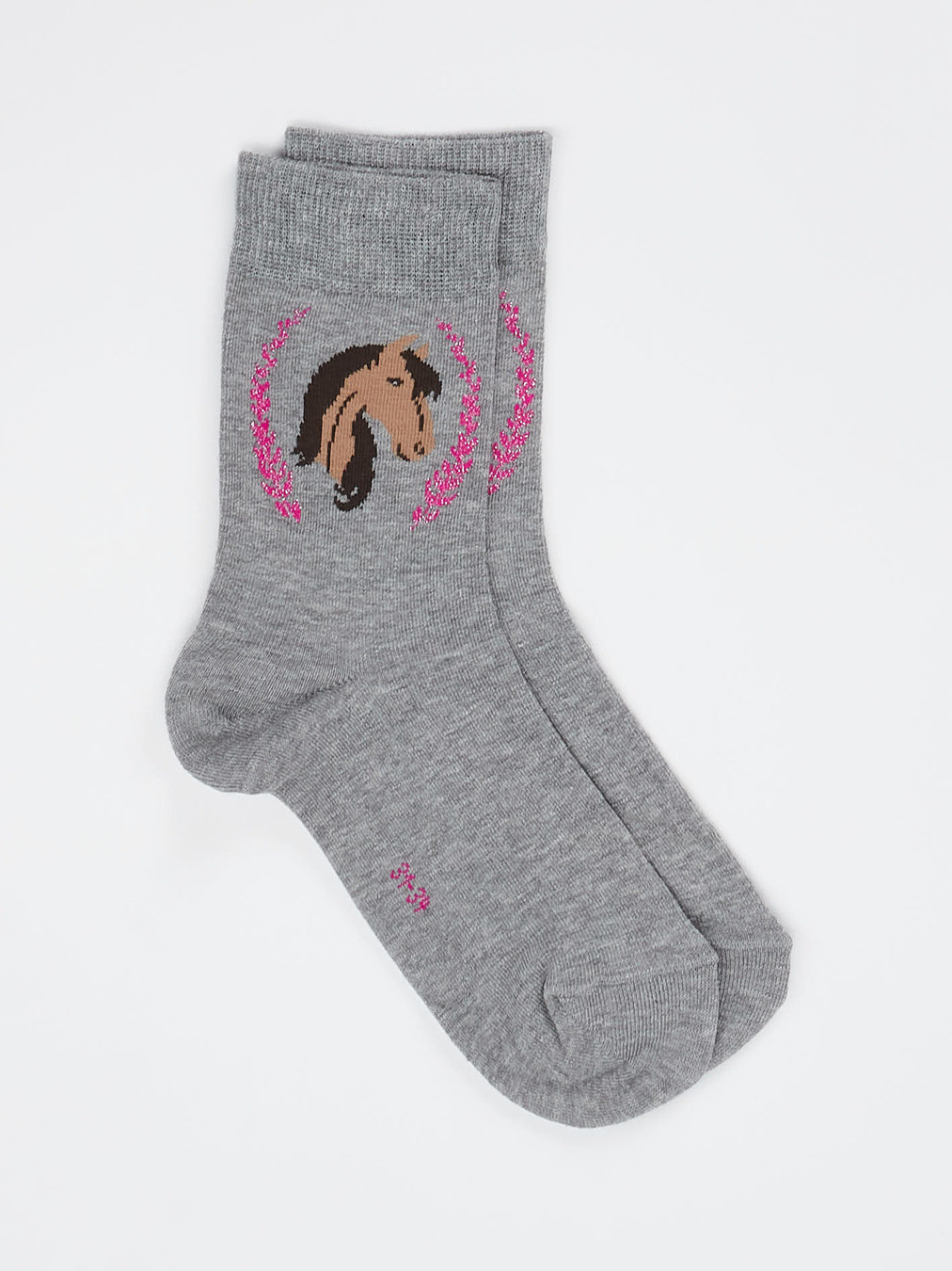 Horse Kinder Socken grau 9691499002206