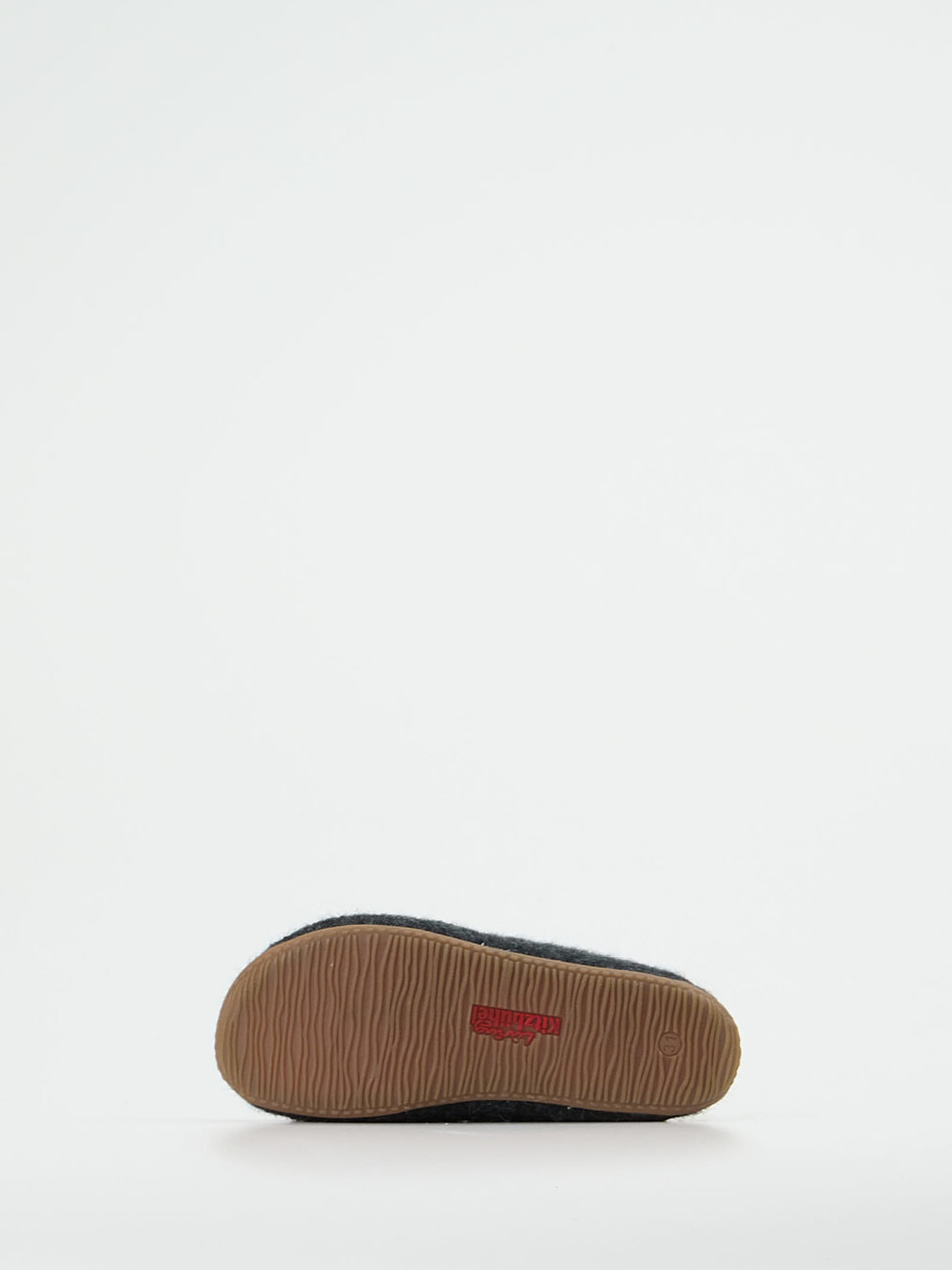 Hausschuh Sliper WaFu flach grau 7674409000105