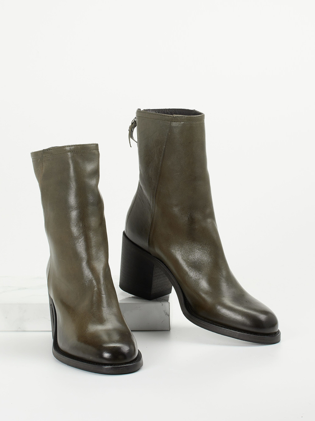 Stiefelette grün 1738659000104