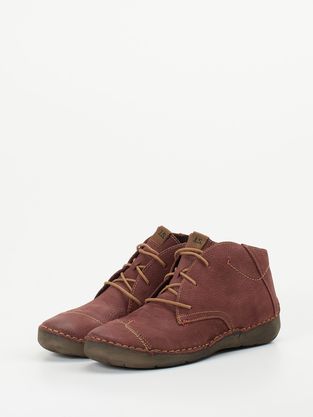 Schnürstiefelette rot 1701509001702