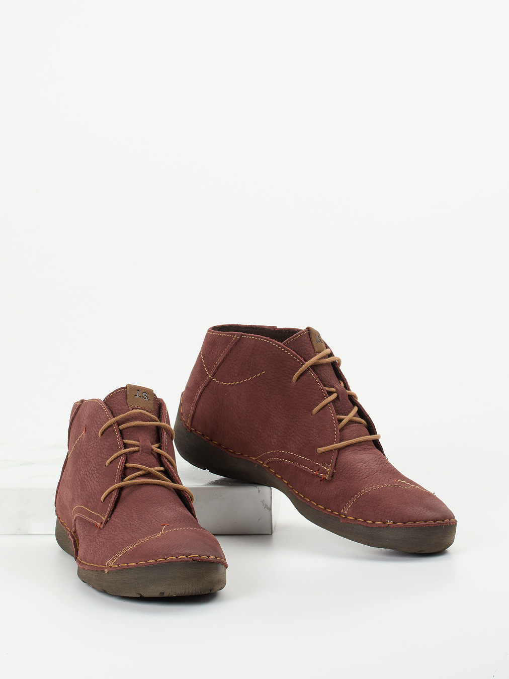 Schnürstiefelette rot 1701509001704