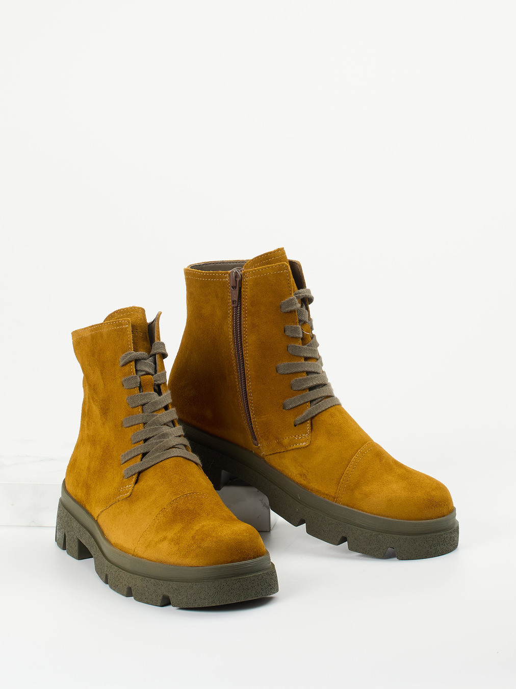 Schnürstiefelette gelb 2751869000604