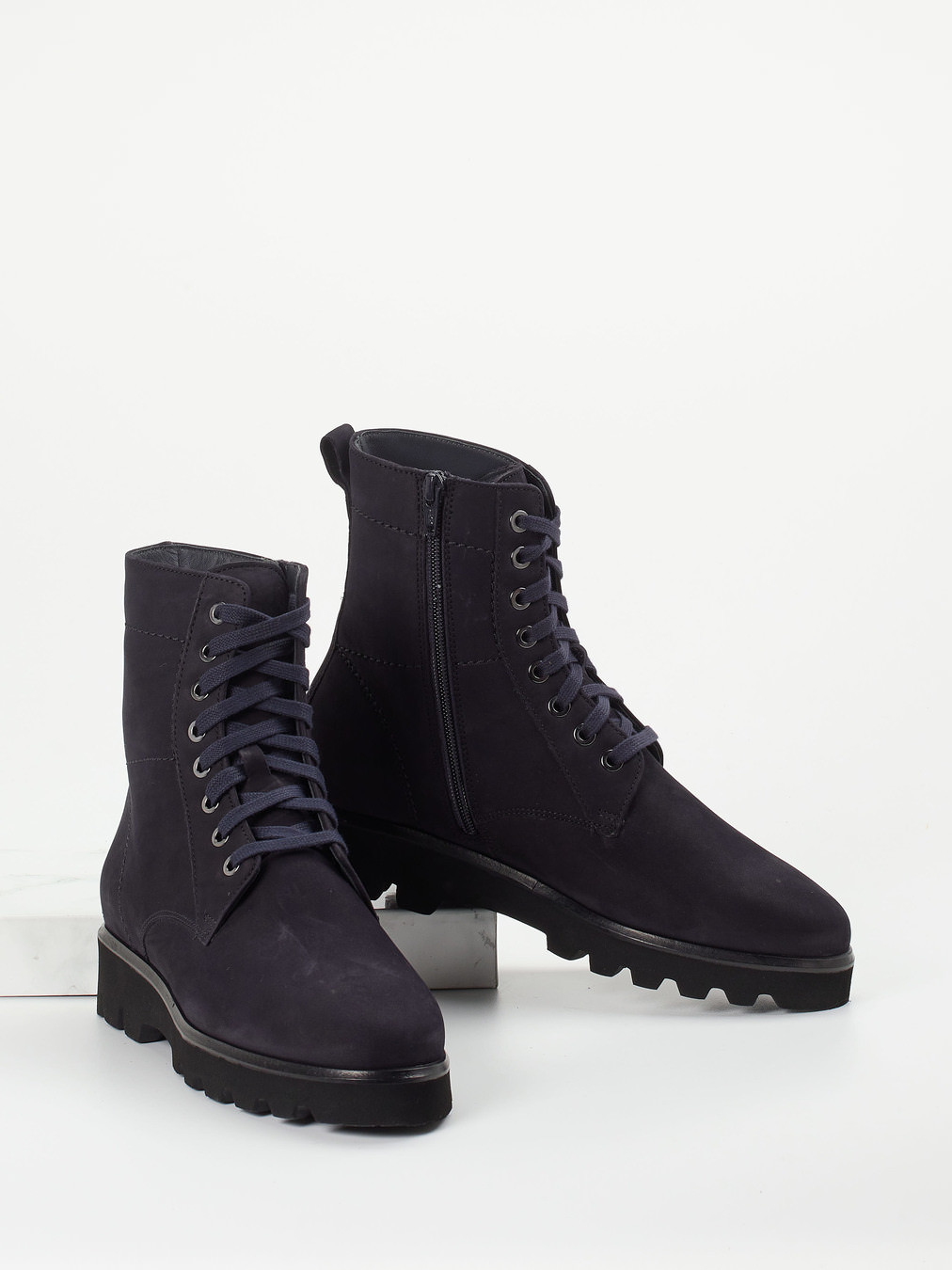 Schnürstiefelette blau 2751109010104