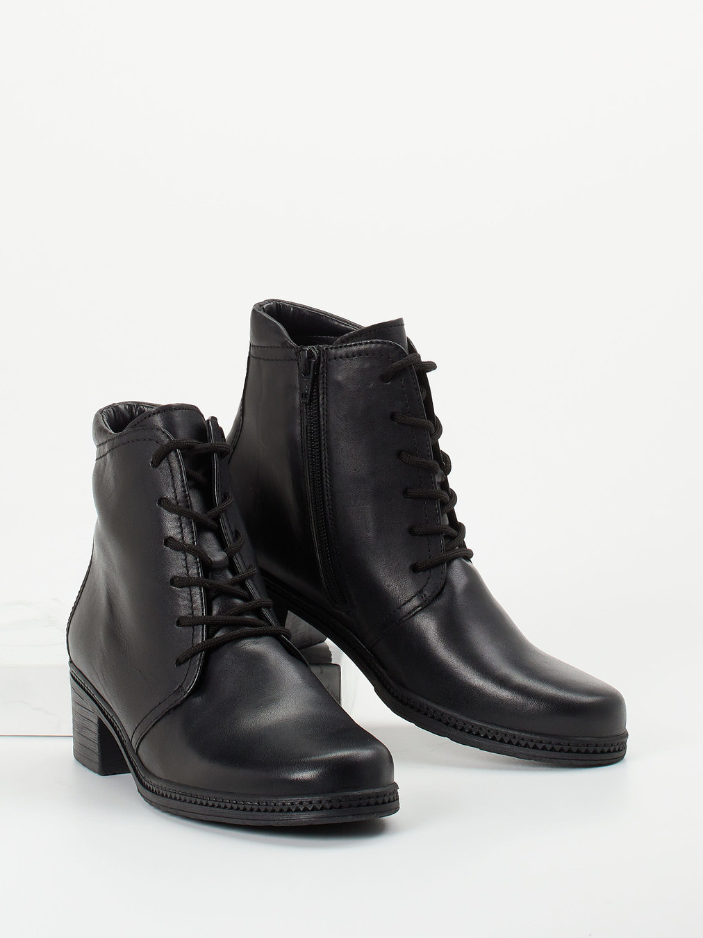 Schnürstiefelette schwarz 1705009004004