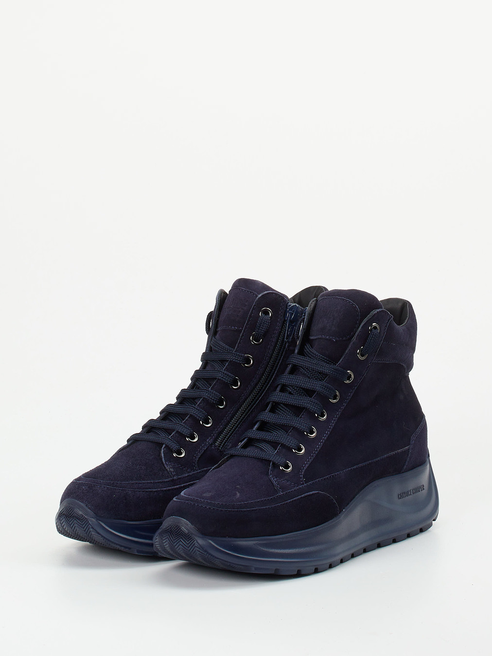 Schnürstiefelette blau 1707109000502