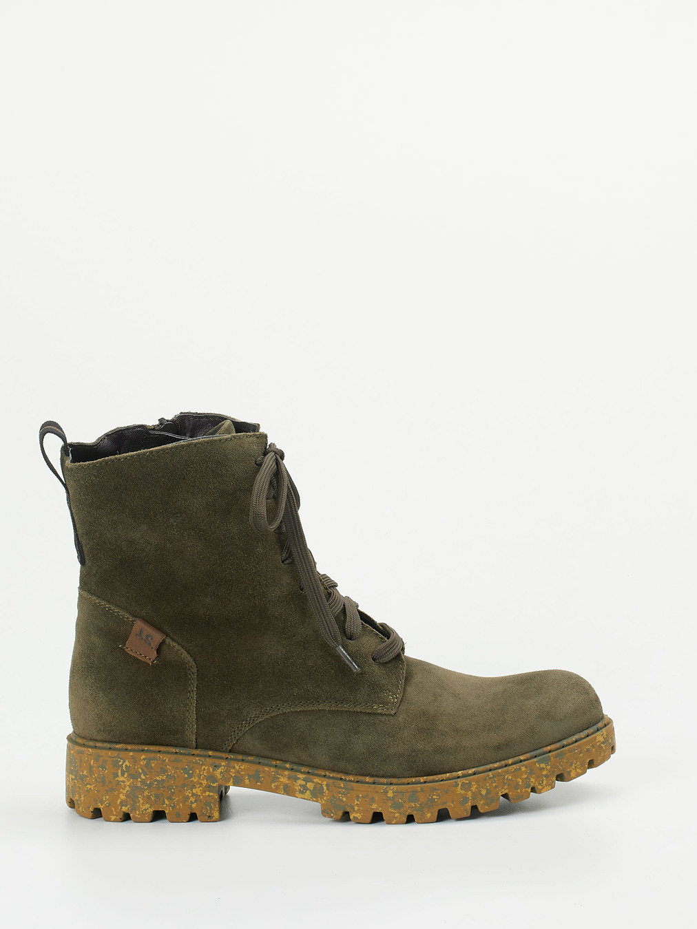 Schnürstiefelette grün 1723659000901