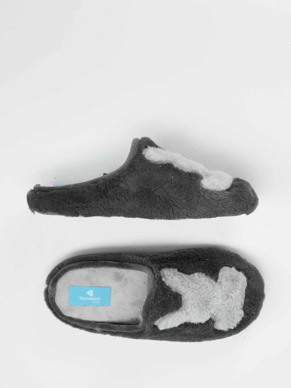 Hausschuh grau 7163409011704
