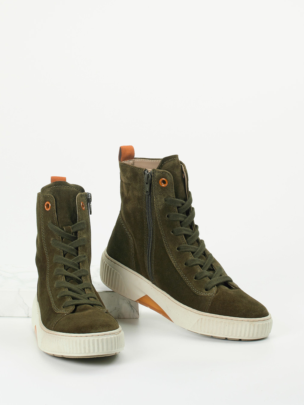 Schnürstiefelette grün 2751609000804