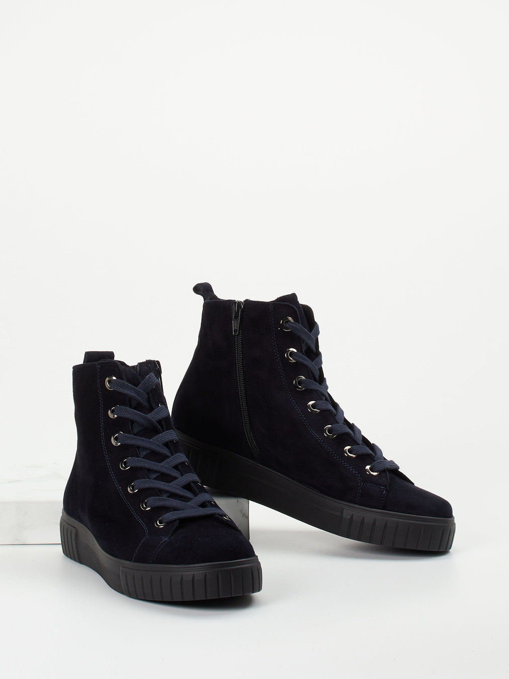 Schnürstiefelette blau 2751109010604