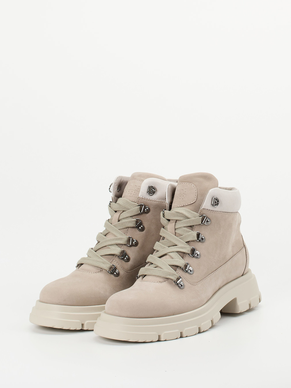 Schnürstiefelette beige 1705349000102